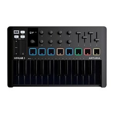 Arturia MiniLab 3 MIDI 主控鍵盤 25鍵 編曲鍵盤 深黑款, 限量 深黑款, 1個