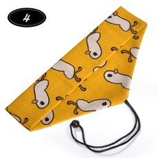 日式和風餐具收納袋，綁繩設計刀叉湯匙環保餐具袋，臺灣現貨快速出貨交換禮物推薦, 1個, 橫開綁繩款, 小黃鴨