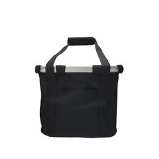 DIBOTE迪伯特 自行車前置物籃 快拆車筐 承重5kg 方便耐用, 1個, 黑色