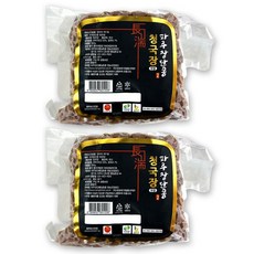 순수자연 DMZ 파주장단콩 직접 담근 무염 청국장 300g x 2개
