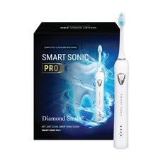 스마트소닉 프로 충전식 음파진동칫솔 [싱글/화이트], 1개, 화이트, RLT211