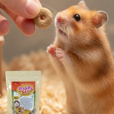 바라던리빙 소동물 이갈이간식 골든햄스터간식