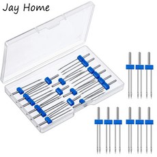 3-9Pcs 재봉틀 트윈 바늘 크기 2.0/90 3.0/90 4.0/90 가정용 재봉틀 용 더블 트윈 바늘 트윈 스트레치 바늘, 1개