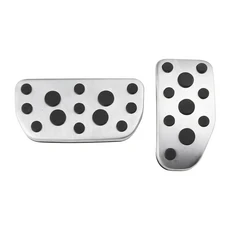 Toyota Vios 2014 2017 YARIS L FS 가스 브레이크 페달 커버 패드 미끄럼 방지 액세서리, 01 2Pcs AT