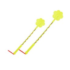 말채찍 경마 장애물채찍 스냅 단편 훈련, 그린 42cm 고무 하트 패들, 기본 모델명/품번