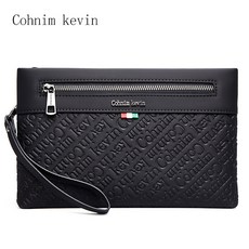 Cohnim kevin 男士手拿包, 黑色（專櫃禮盒）