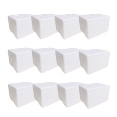 청년몰 CN-08호 스티로폼박스 내경333x263x205, 12개, 흰색