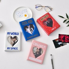 해피보따리 사진 포토카드 정리 2단 콜렉트북 포토북 사진앨범 바인더, 1콜렉트북2단-쿨키드, 상세페이지 참조