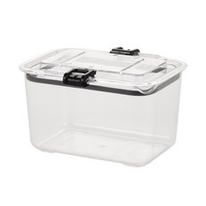 프리파라 래치락 6size 올 트라이탄 보관 밀폐용기 전자렌지 플라스틱 냉장 냉동 반찬통, 1개, 5호1850ml