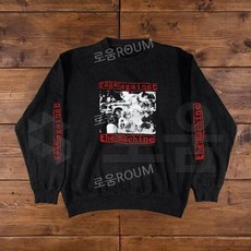 레이지 어게인스트 더 머신 RATM 가을 겨울 프린트 긴소매 티셔츠 유니섹스 맨투맨