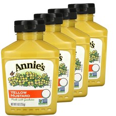 애니스 내추럴스 엘로우 머스타드, 255g, 4개