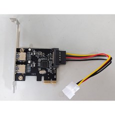 後置雙口USB3.0 PCI-E擴充卡 IDE電源 大4pin, 1個, 後置雙口USB3.0 PCI-E IDE