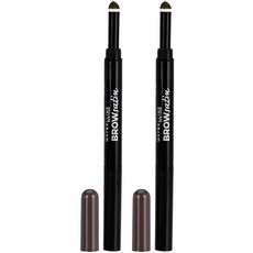 메이블린 브로우 디파인 + 필 듀오 바이 아이스튜디오 내추럴리 풀 브로우 500mg +110mg, Deep Brown, 2개