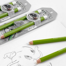 포인트 지우개 2개 미술지우개 고무지우개 전문가용지우개