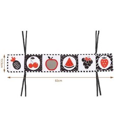 Gography 現貨秒出黑白雙面床圍，兒童嬰兒床圍欄防撞安撫寶寶, 黑白圖防撞床圍