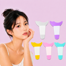 디어픽스 실리콘 아이라인 아이라이너 마스카라 눈화장 가이드, 1개, 라이트핑크