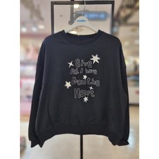 에꼴리에 [동아쇼핑] @주니어 빈티지 별나염 맨투맨 티셔츠 10대룩 26년 가을신상50% 공용아동 중학생 26C0454