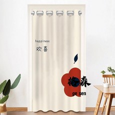 【格森】空調簾門簾免打孔臥室隔斷簾空調擋風簾子家用廚房厠所遮擋衛生間, 款式12,（適用50-70門框內徑）100寬度-1