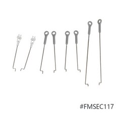 드론 랜딩기어 FMS P51 머스탱 부품 프로펠러 스피너 모터 샤프트 보드 마운트 랜딩 기어 리트랙트 서보 RC 비행기 1500mm 1.5m, 옵션23) Linkage Rods, 1개