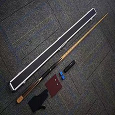 【臺灣出貨】戰神臺球桿小頭斯諾克中式黑八黑8球桿美式九球桌球桿檀木包郵代-奢尚匯品, DLP木牌高級杆盒套裝-小頭9.8MM, 1個