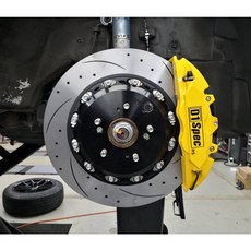 大桃園 D1 SPEC 鍛造RS大四活塞半浮動盤330/355mm卡鉗煞車套件，多車型適用，提升制動性能, 1個, 330MM