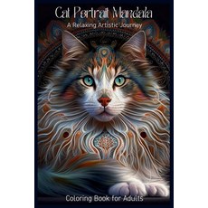 (영문도서) Cat Portrait Mandala: A Relaxing Artistic Journey Paperback, Independently Published, English, 9798394785863