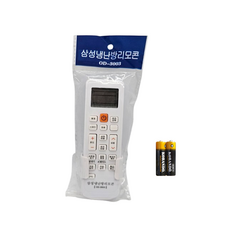 삼성 전용 에어컨 리모컨 AAA건전지 세트, 1개