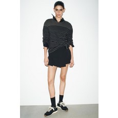 ZARA 자라 콘트라스트 러닝 스니커즈 - 블랙 5030/610/800 {QHJ}