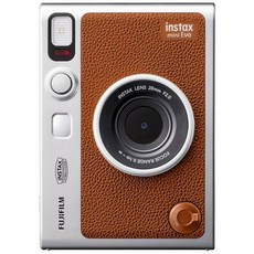 Fujifilm instax mini Evo 混合式拍立得相機, 1個, 主機 咖啡色,不加購, miniEvo