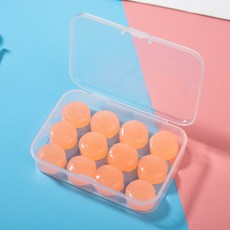 애브스터프 소음방지 수영귀마개 실리콘귀마개 수험생 수면귀마개 숙면 노이즈 이어플러그, 4세트
