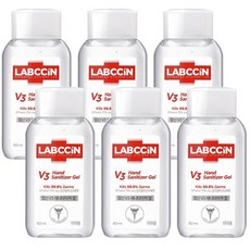 애경 랩신v3 새니타이저겔 60mlx6개 휴대용 손소독제 항균, 60ml, 6개