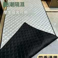 宿舍防潮單人床褥墊 四季通用, 銀色