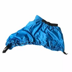 카약 스프레이 커버 방수 카약 카누 보트 스프레이 데크 스프레이 데크 스커트, 설명, 파란색, 1개