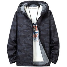 쥬엔리치 남자 빅사이즈 후드 점퍼 바람막이 자켓