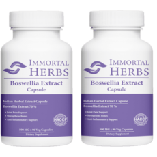 Immortal Herbs 보스웰리아 캡슐 70x 고농축 보스웰리아 1000mg x 90캡슐 알약, 2개, 90정