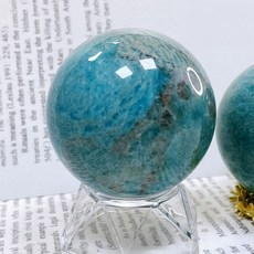 泰福晶品選物 天河石水晶球, 藍