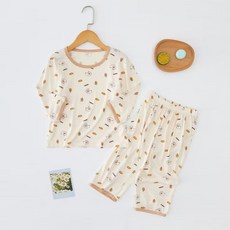 아동용 모달 실내복 텐셜 실내복 7부내의 상하세트