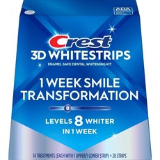 크레스트 3D 화이트 스트립스 치아미백 Crest 3D Whitestrips Glamorous White, 14개, 40g