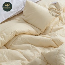 [픽홀] 덮는이불퀸 퀸순면이불단품 퀸사이즈차렵이불 이불 샤이니 40수 순면 차렵이불 퀸 Q 베이지