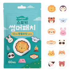 XMOKI 애니멀 썸머패치 국산 기피 패치 스티커, 그린, 1개