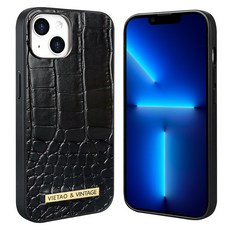 適用於iPhone15手機殼鱷魚紋貼皮適用於蘋果16手機皮套英倫全包防摔手機殼