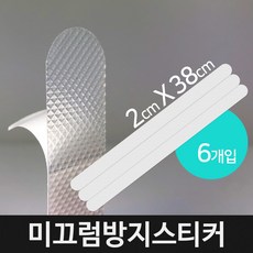 JSS&D 미끄럼방지스티커 2cmX38cm 욕실 바닥 논슬립 패드 테이프, 1개