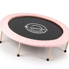 실내운동 트램폴린 접이식 지름 122cm 핑크