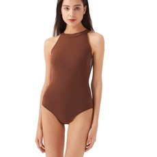 발레복 체조 스판덱스 유니폼 할터넥 여성 모들랏발 레오타드