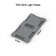 빌딩 블록 시티 로드 스트리트 베이스플레이트 브릭 보행자 교차로 베이스 퍼즐 장난감 60301 69915 71772, 04 1pcs-8x16