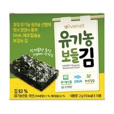 아이배냇 처음먹는 순한 짜장 카레, 1.유기농 보들김(2gx10개입), 2g, 10개