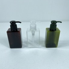 사각 펌프 공병 150ml, 브라운, 1개