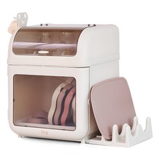 Firgi 雙層嬰兒副食品餐具收納盒, 米色, 單品