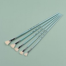 马蒂斯 猪鬃扇形画笔套装，适用于水彩、水粉、丙烯、油画, 1套, 0#2#4#6#8#