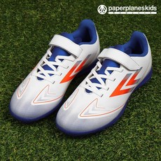 페이퍼플레인키즈 키즈 풋살화 어린이 아동 축구화 초등 학생 주니어 유소년 클럽 남아 여아 신발 천연 인조잔디 찍찍이 운동